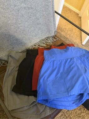 HALARA Athletic Skort Shorts in Blue, Maroon, Black, and Gray
